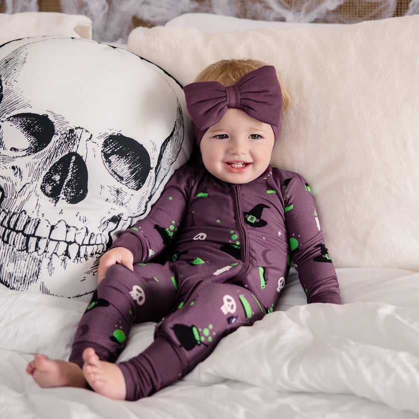 Convertible Footed Romper in Hocus Pocus