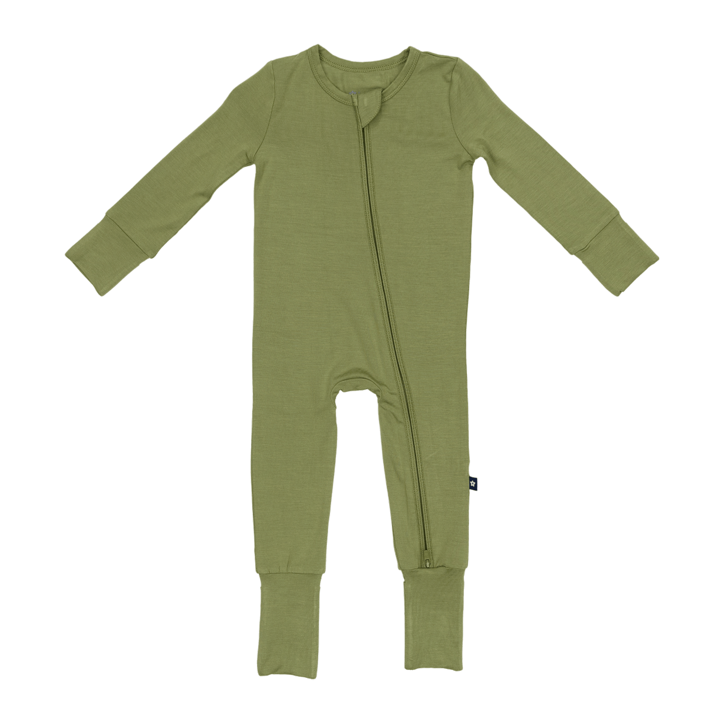 Convertible Footed Romper in North Pole Pine