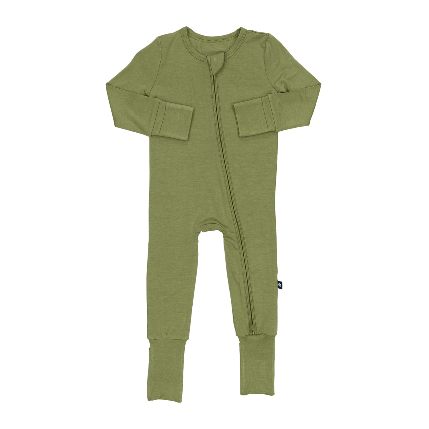 Convertible Footed Romper in North Pole Pine