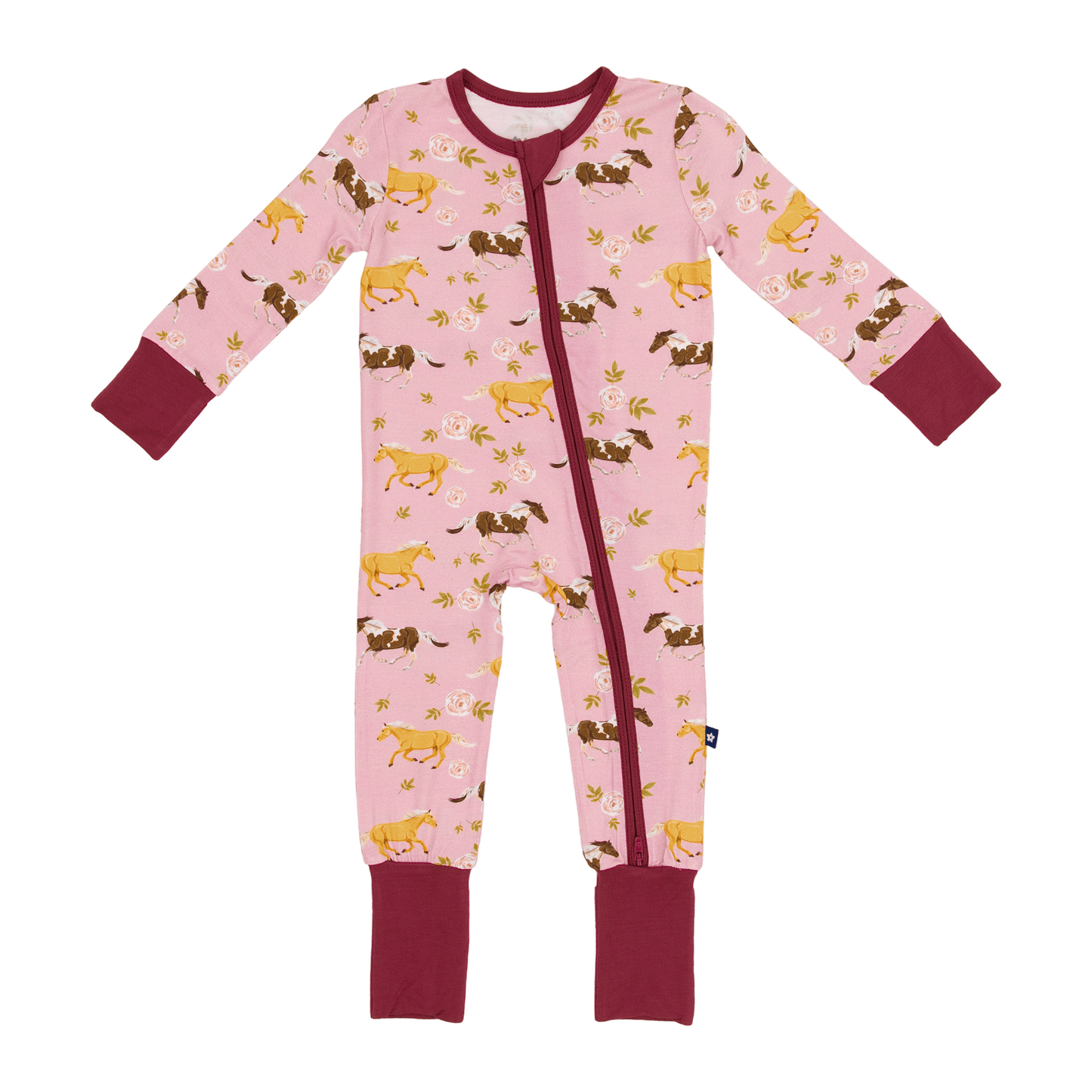 Convertible Footed Romper in Pasture Play