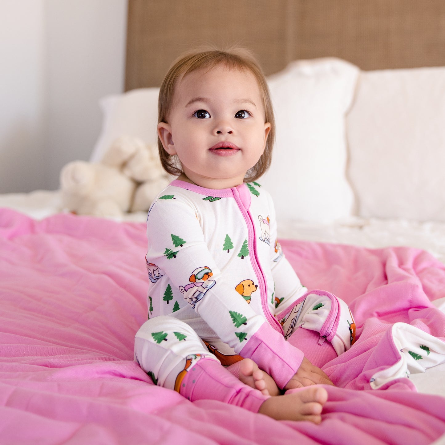 Convertible Footed Romper in Pawder Patrol