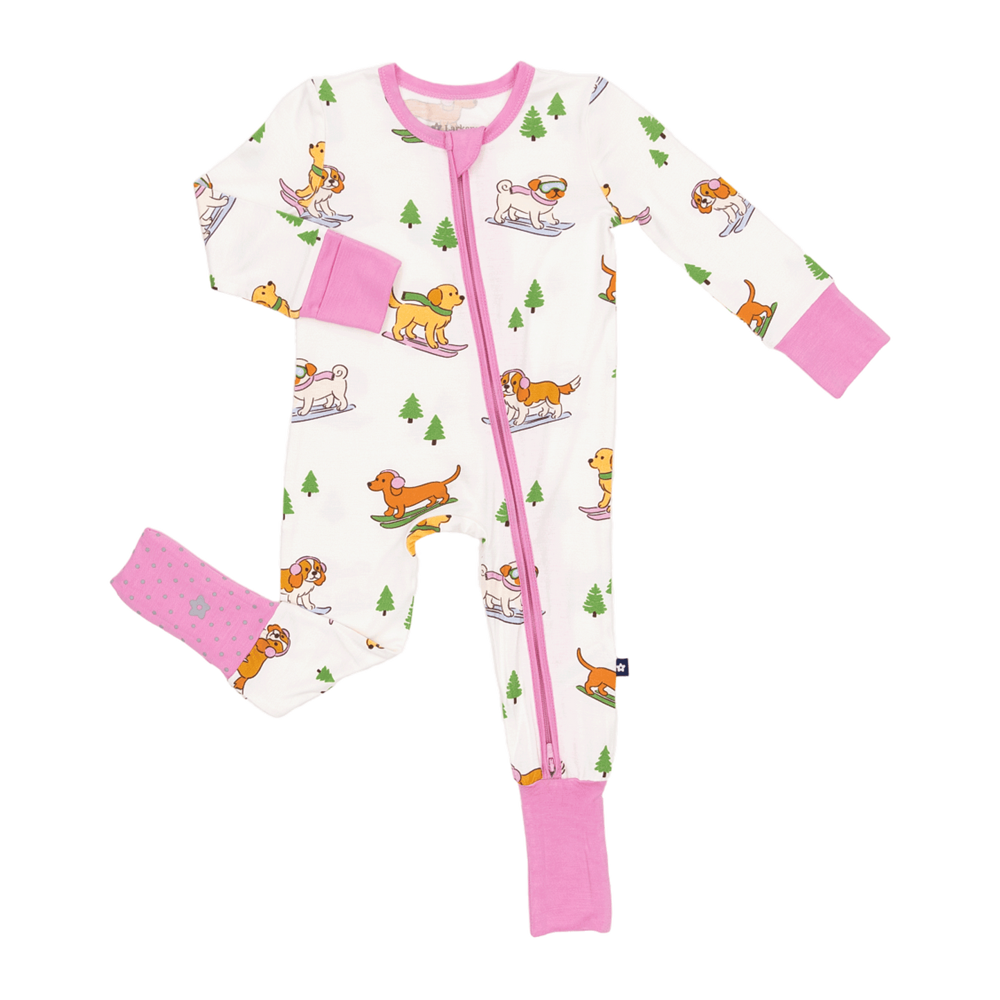 Convertible Footed Romper in Pawder Patrol