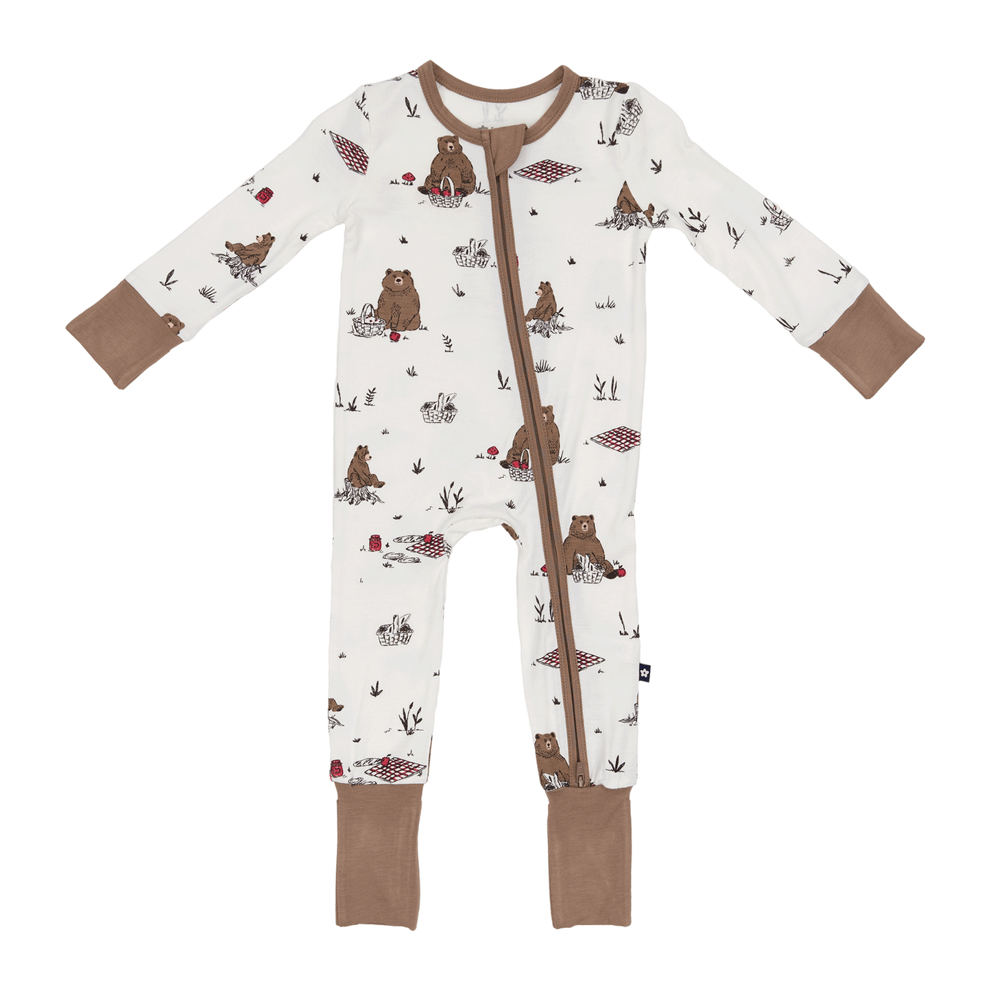 Convertible Footed Romper in Picnic