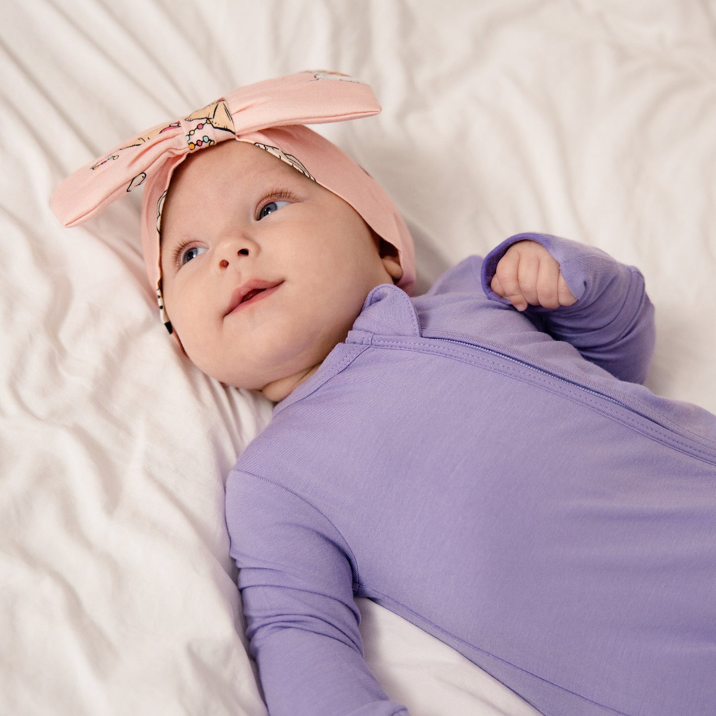 Convertible Footed Romper in Plum Pudding