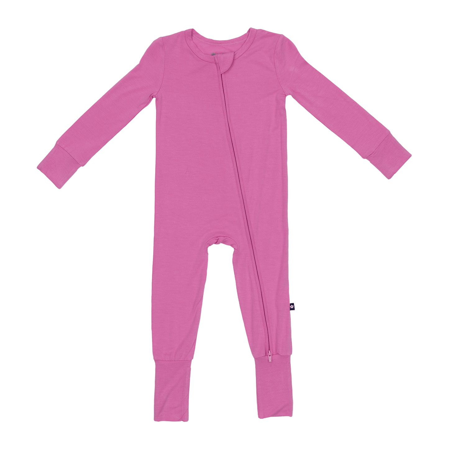 Convertible Footed Romper in Purrfectly Pink