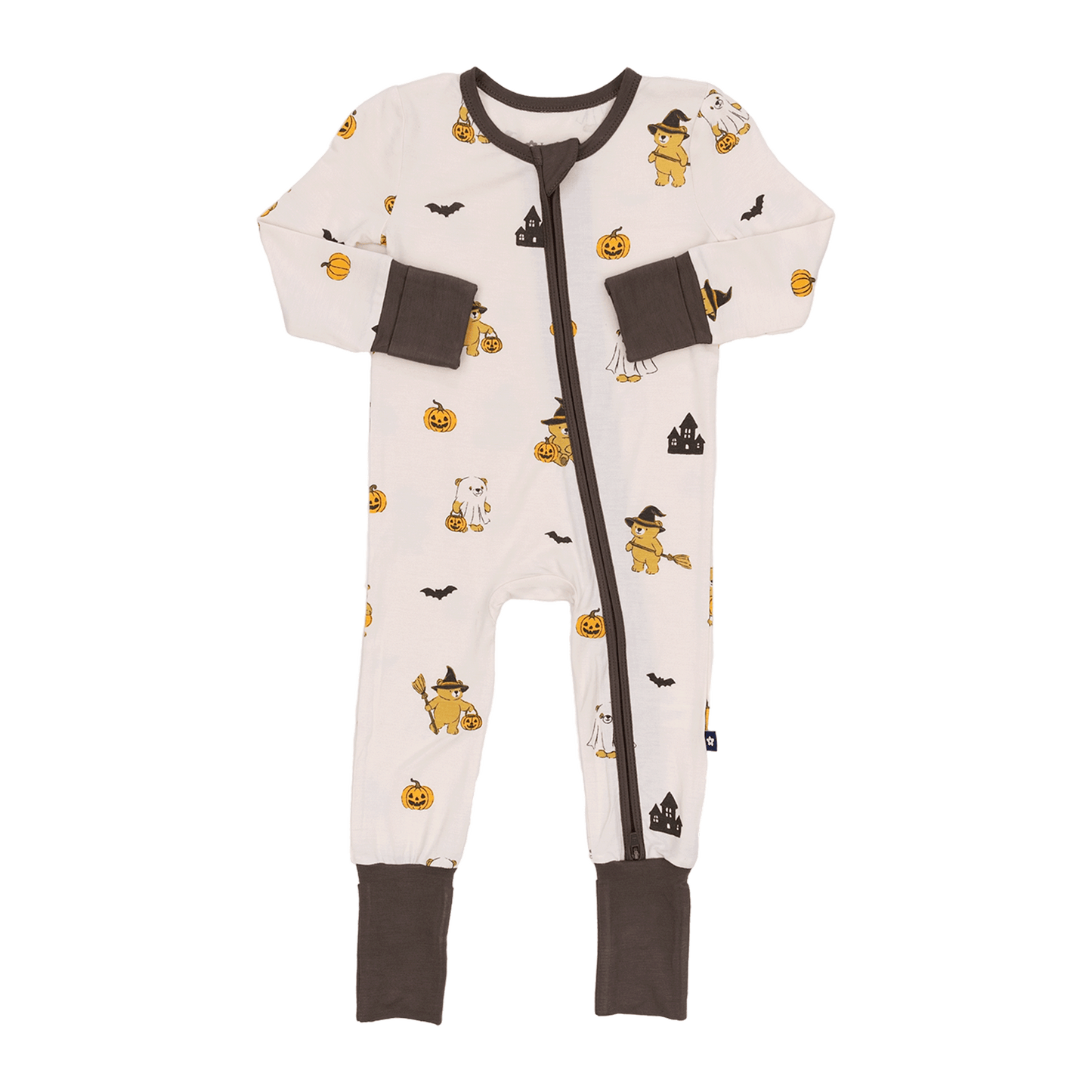 Convertible Footed Romper in Trick or Treat