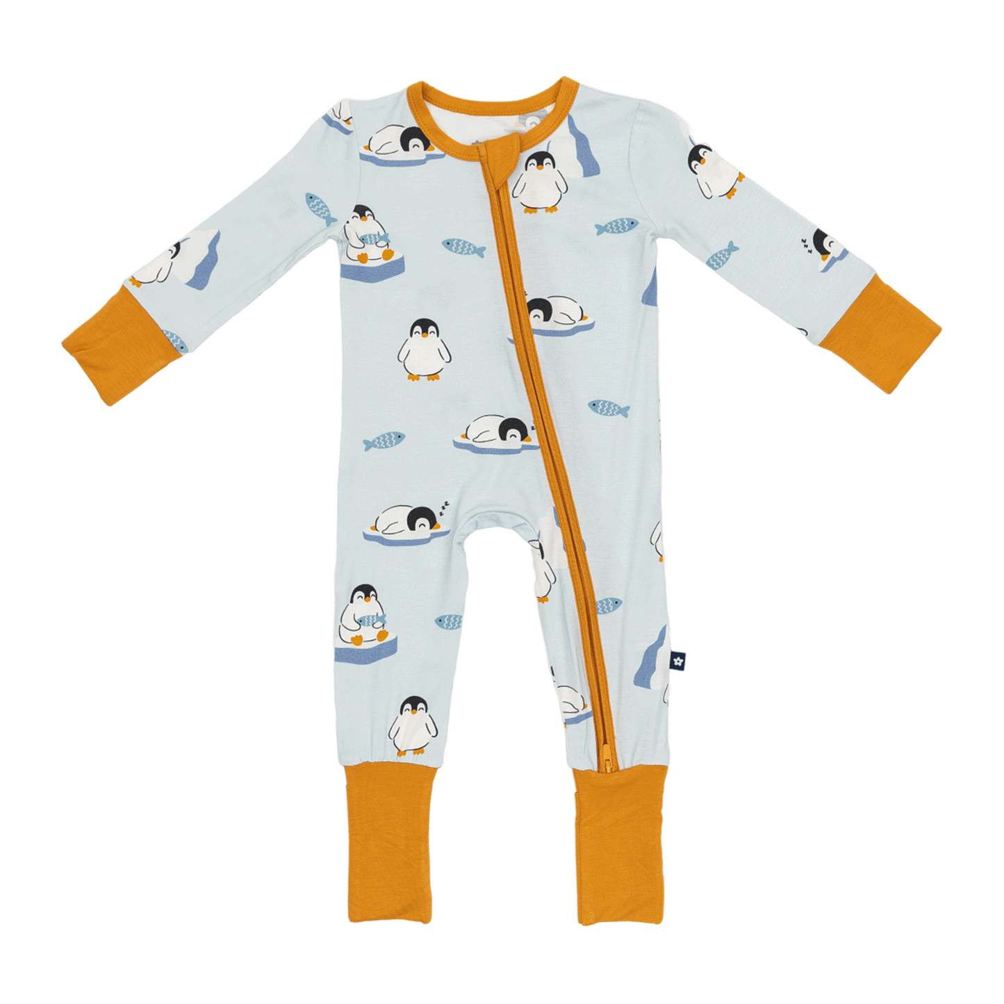 Convertible Footed Romper in Waddle and Chill