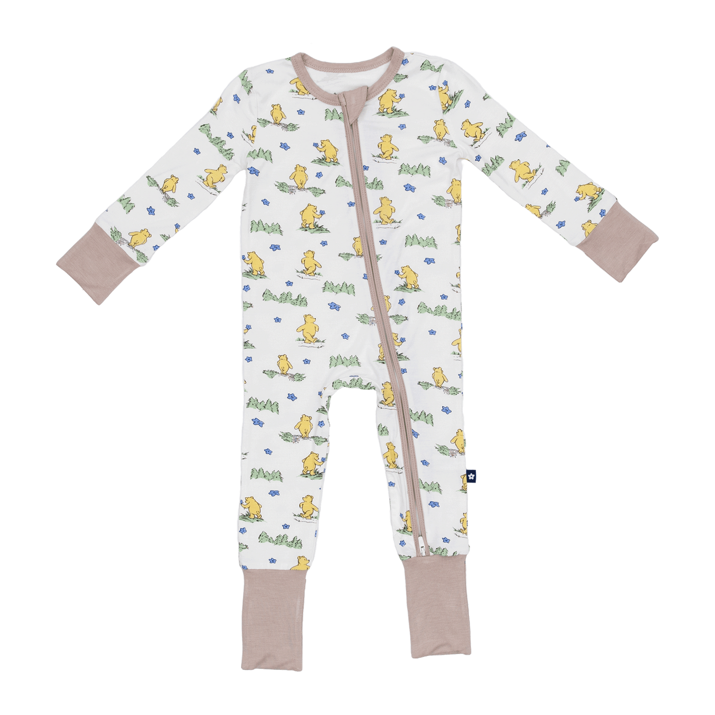 Convertible Footed Romper in Woodland Journey