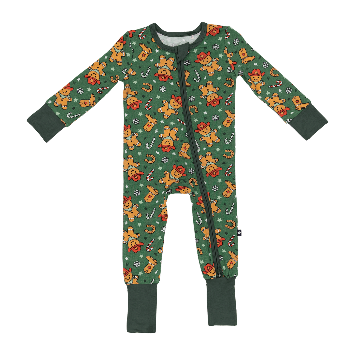 Convertible Footed Romper in Yeehaw Treats