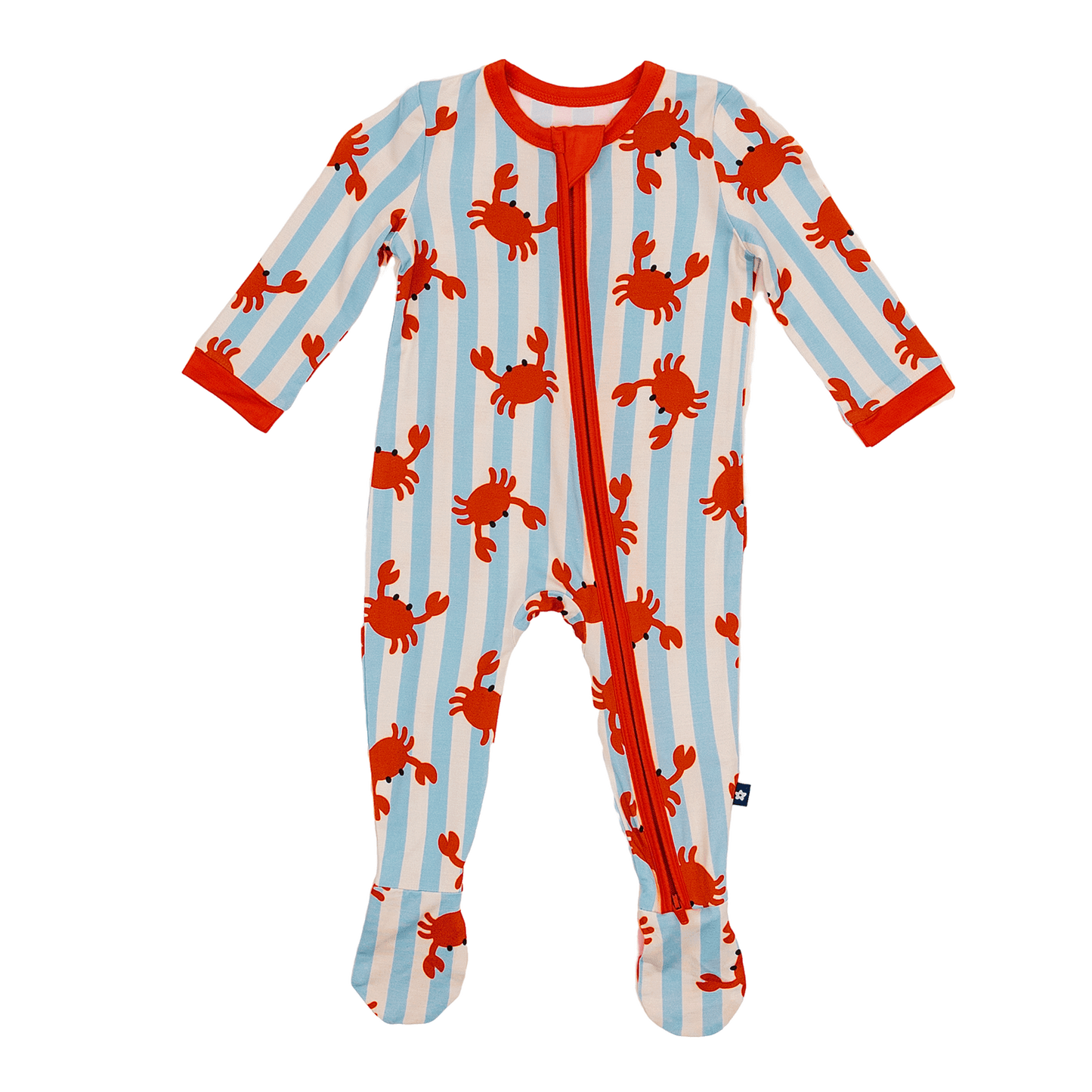 Zip Footie in Beach Buddies