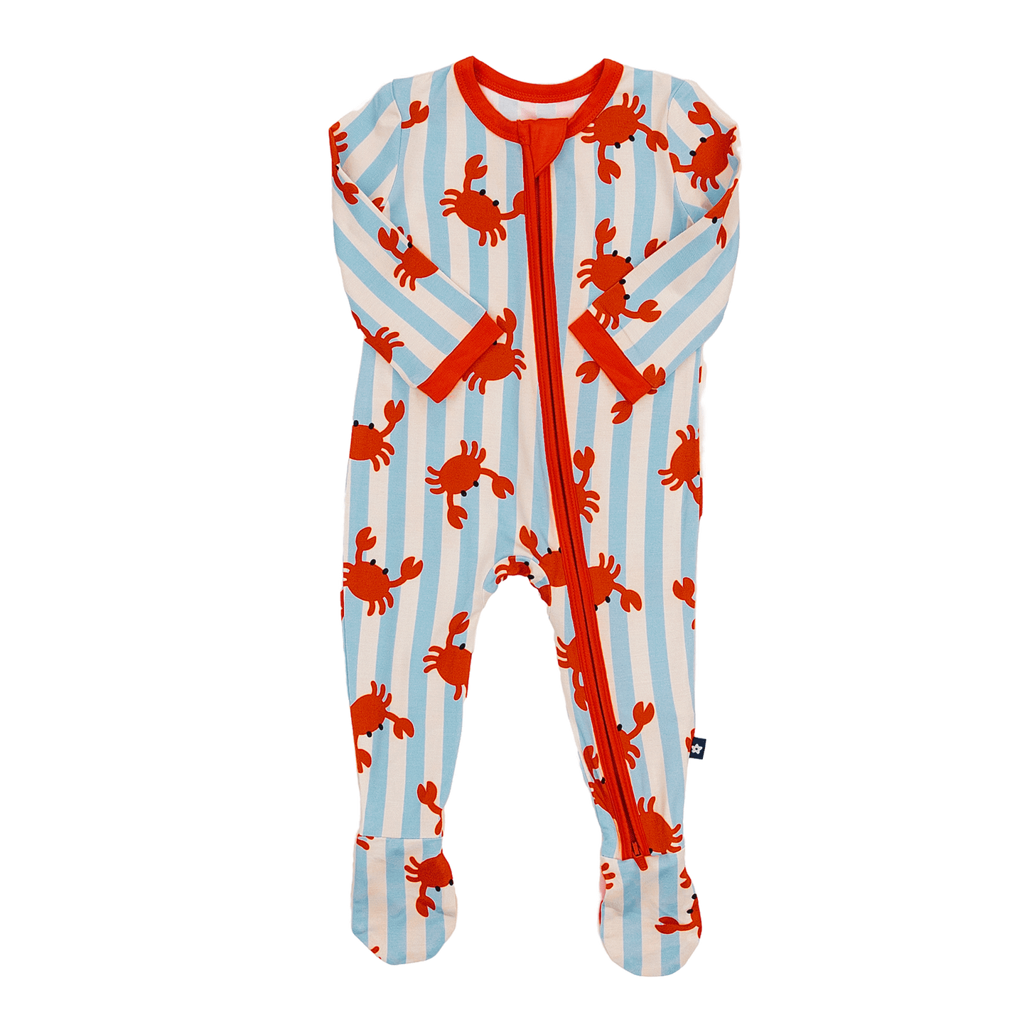 Zip Footie in Beach Buddies