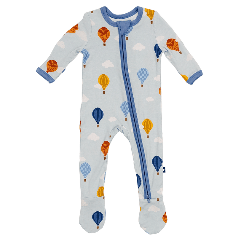 Zip Footie in Hot Air Balloons