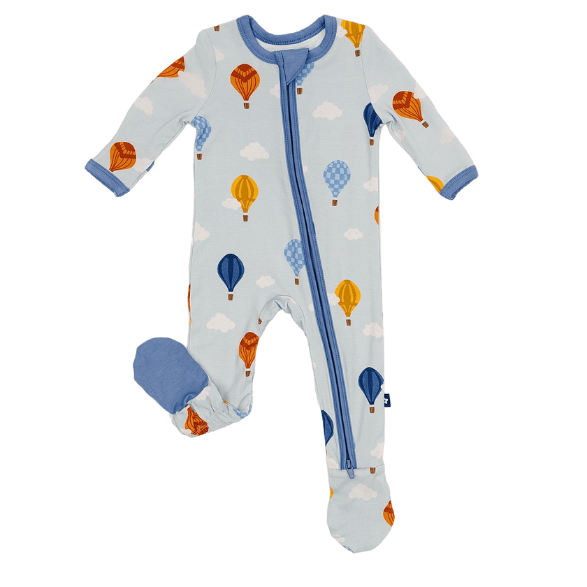 Zip Footie in Hot Air Balloons