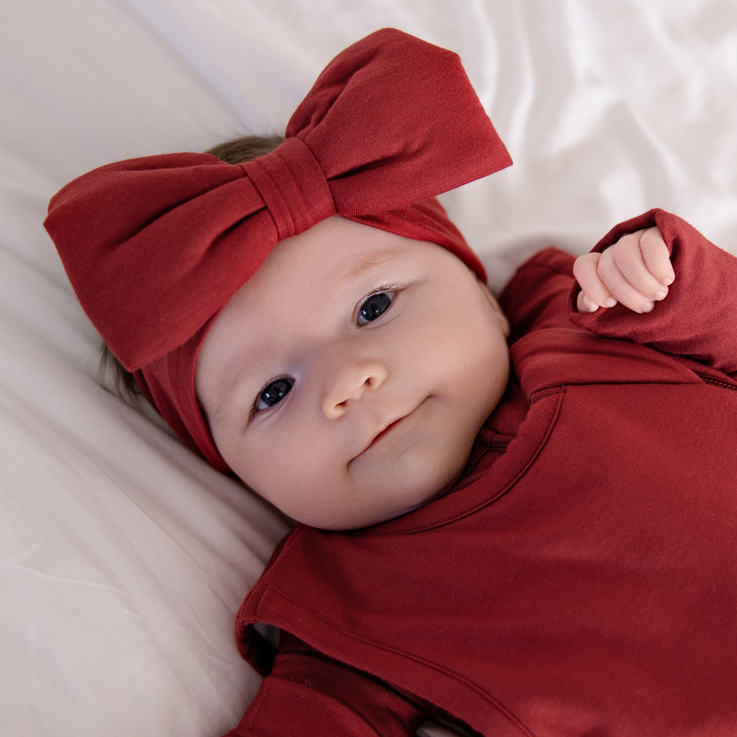 Headband in Carriage Red