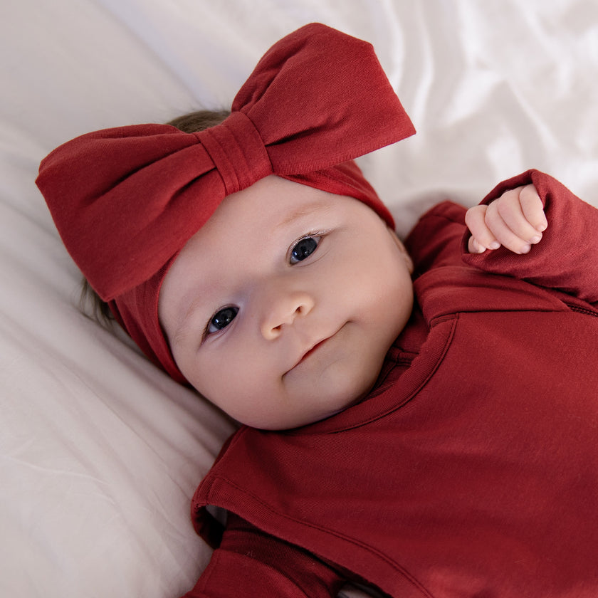 Headband in Carriage Red