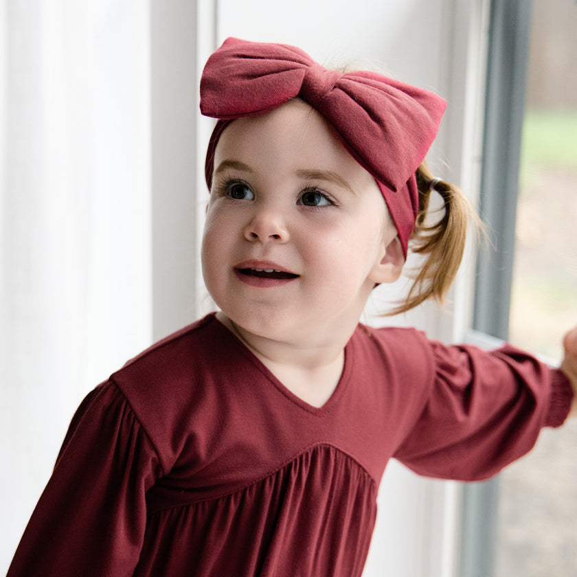 Headband in Crimson Canter