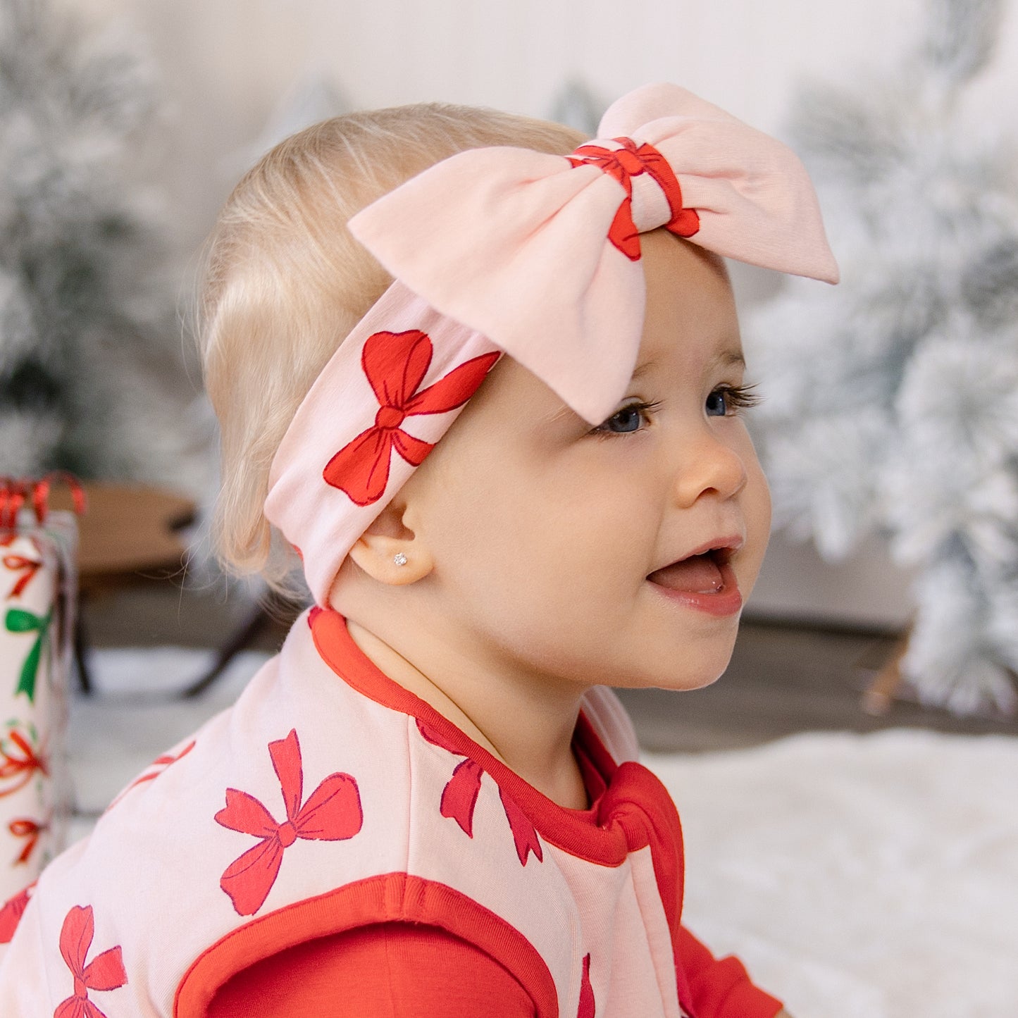 Headband in Holiday Bows