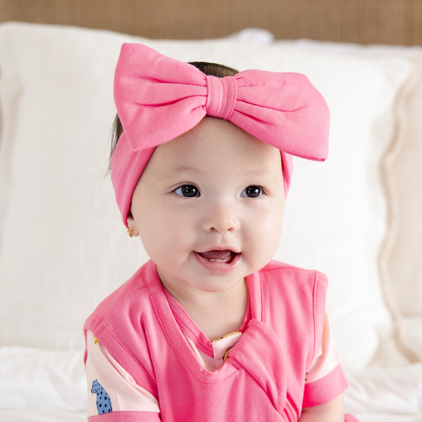 Headband in Pawprint Petal