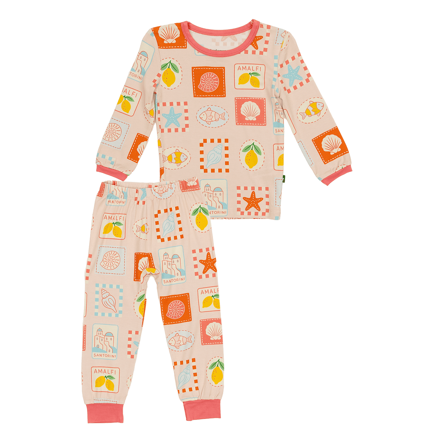 Long PJ Set in Amalfi Dreams