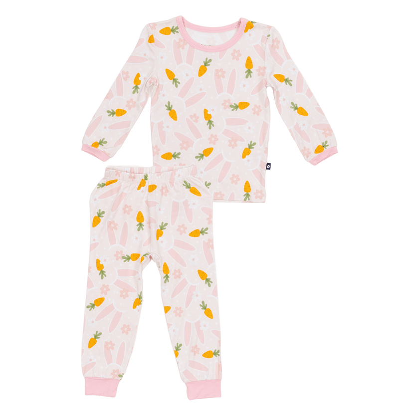 Long PJ Set in Honey Bunny