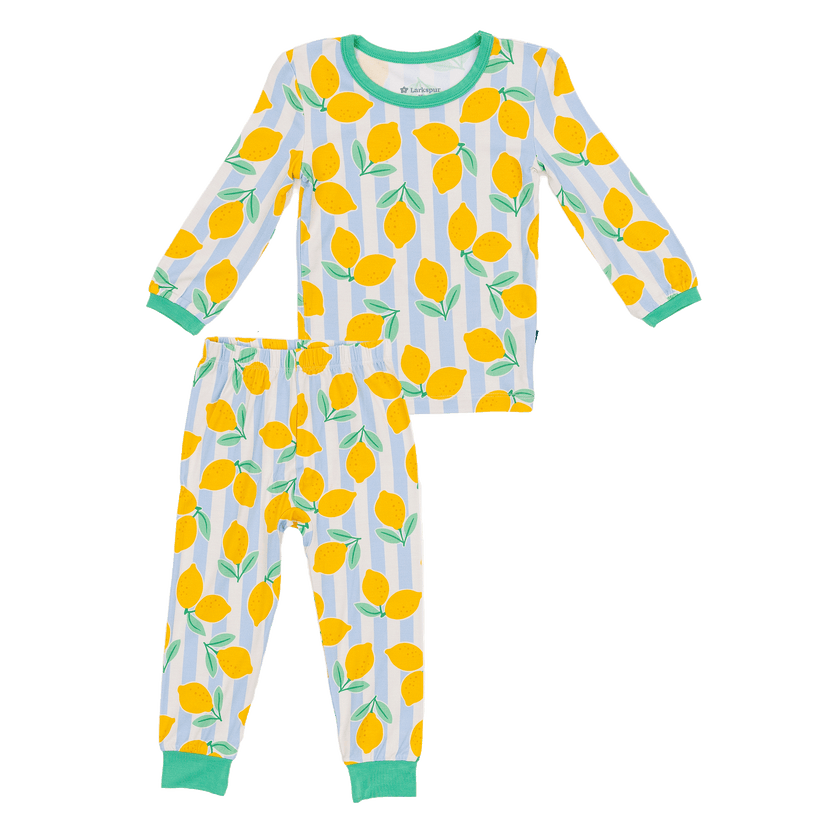 Long PJ Set in Lemonade