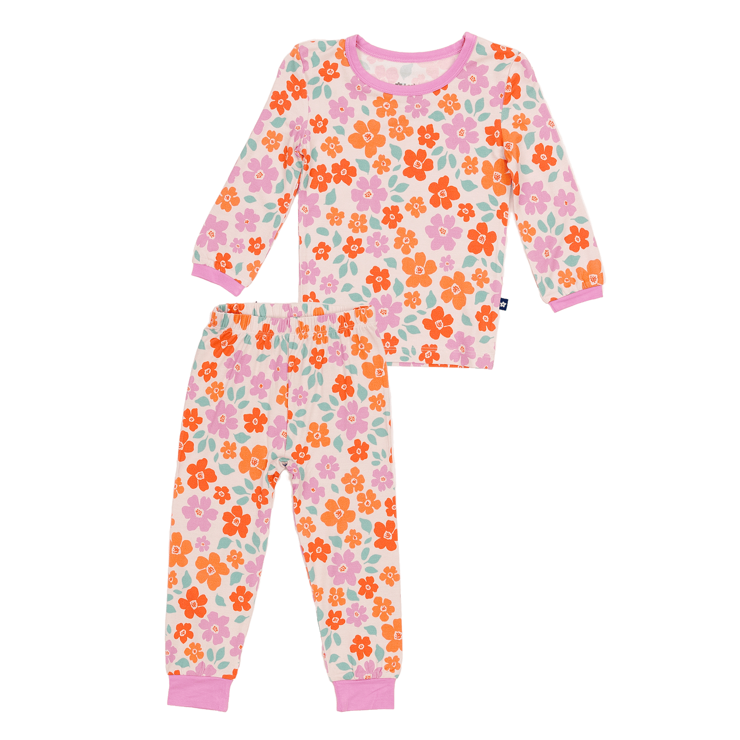 Long PJ Set in Sweet Blossom