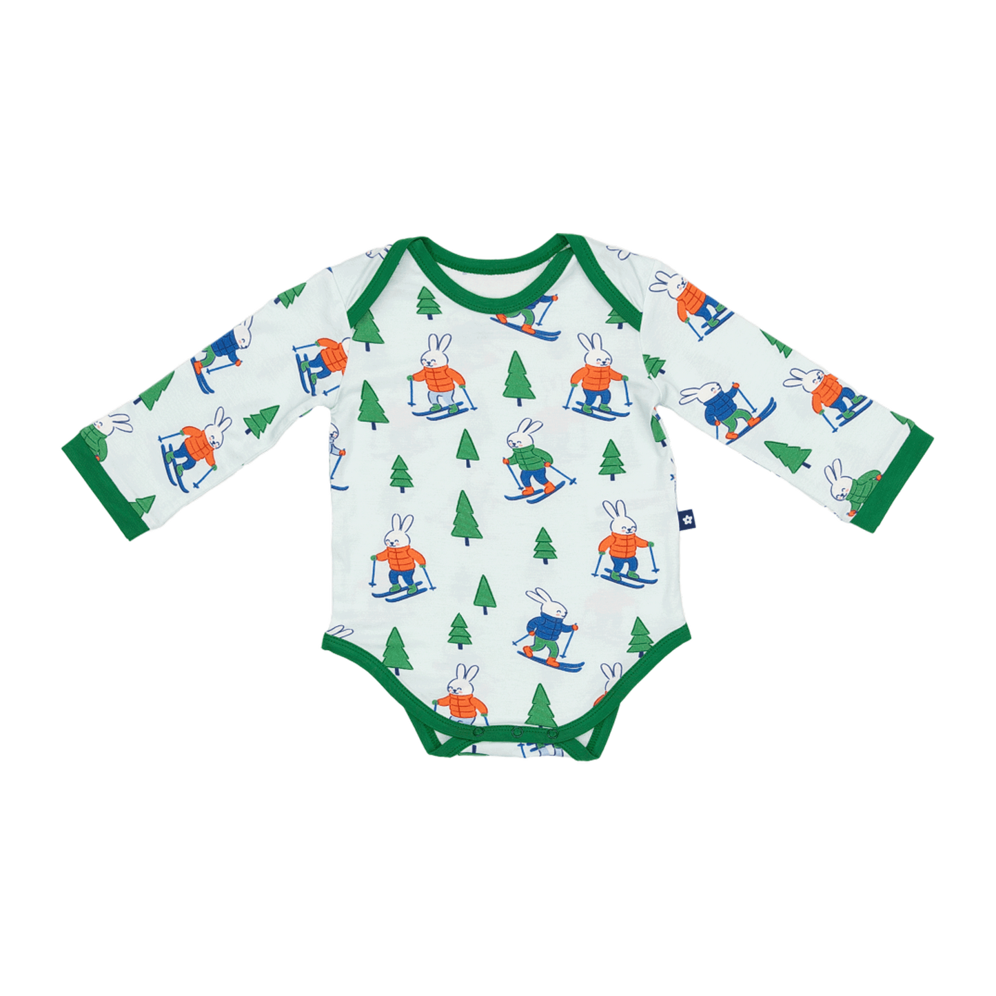 Long Sleeve Bodysuit in Bunny Slopes