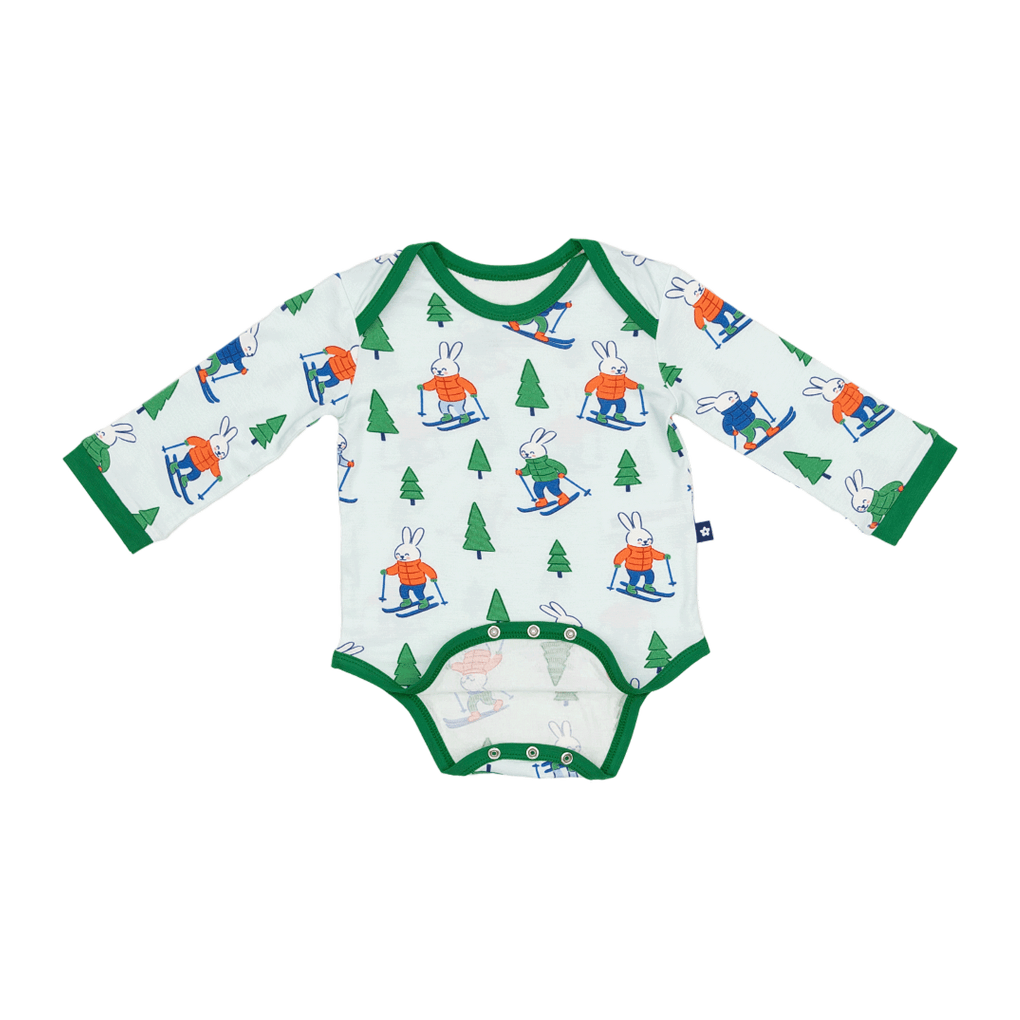 Long Sleeve Bodysuit in Bunny Slopes