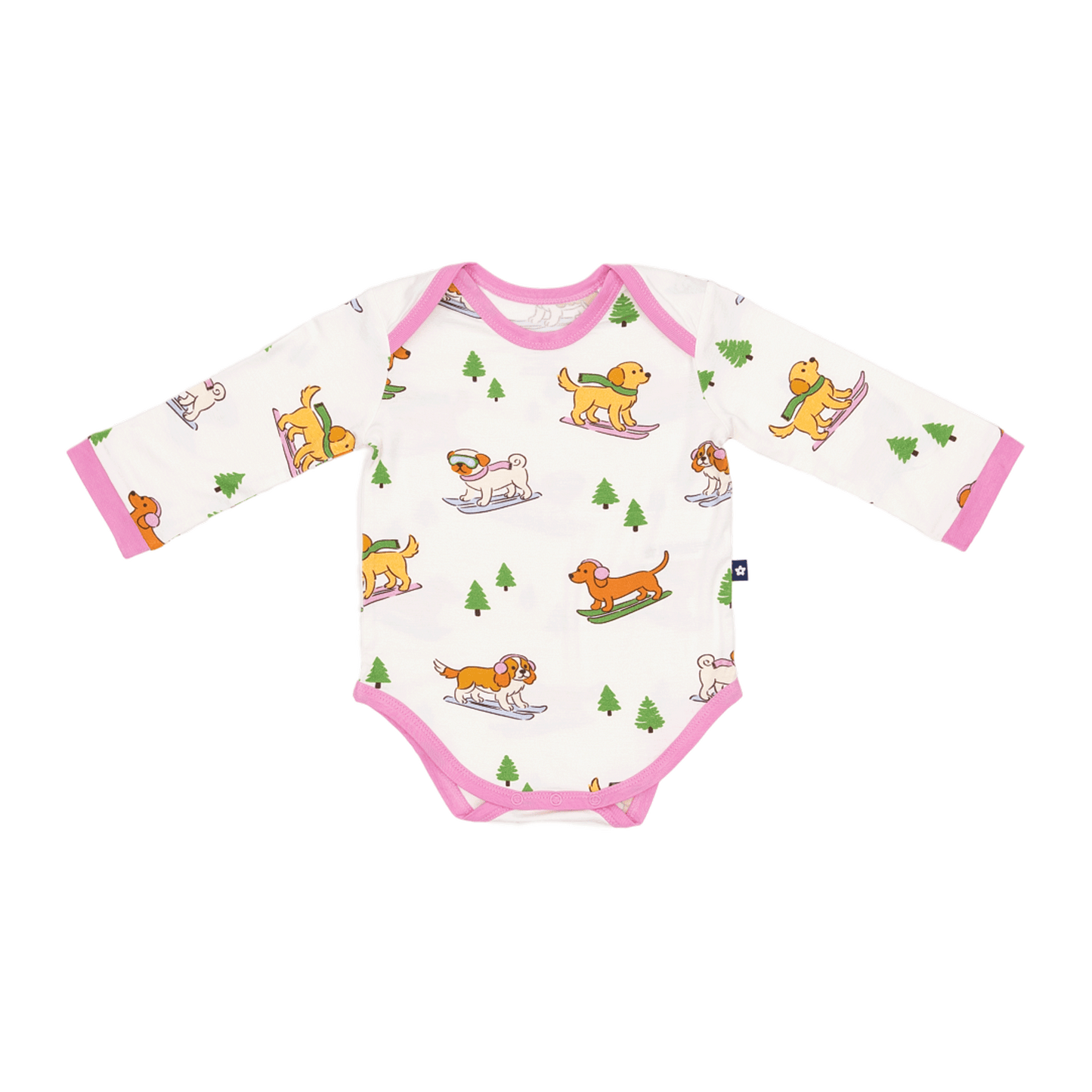 Long Sleeve Bodysuit in Pawder Patrol