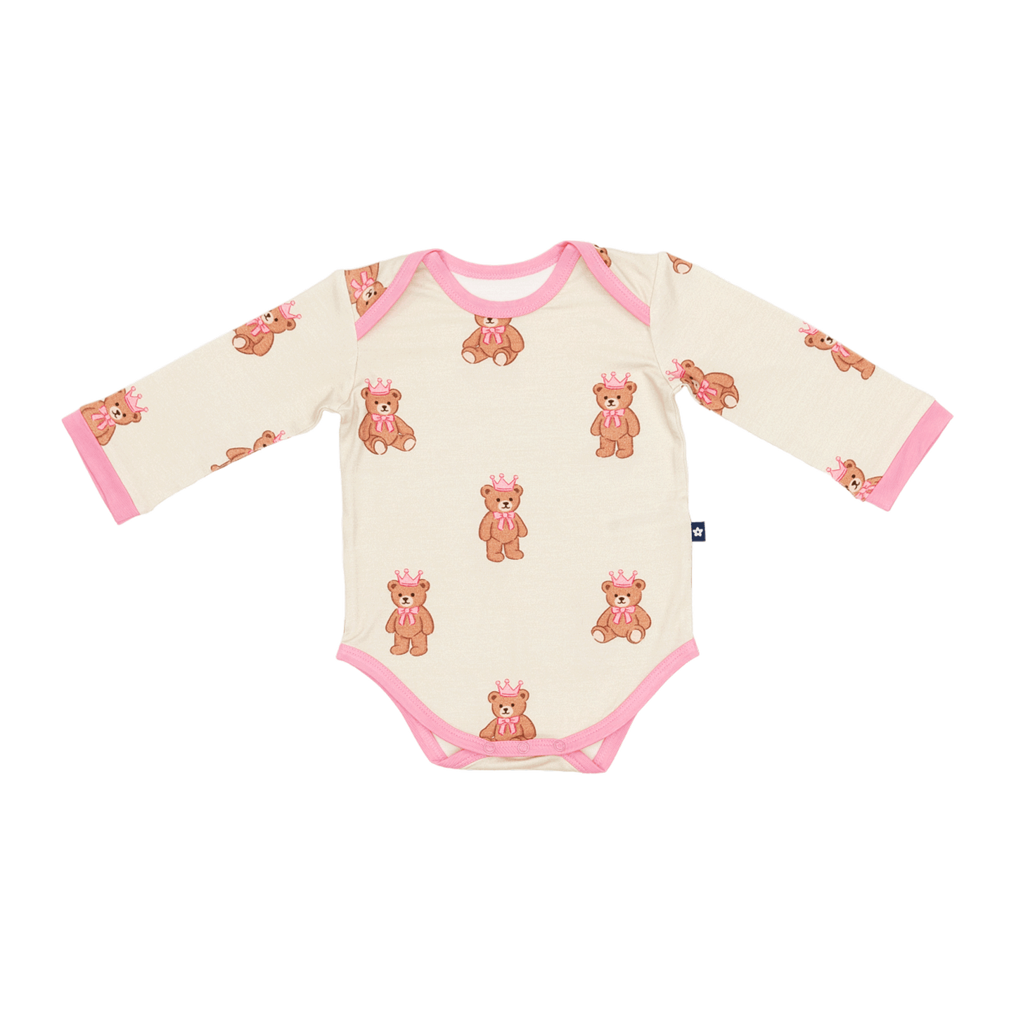 Long Sleeve Bodysuit in Princess Bear