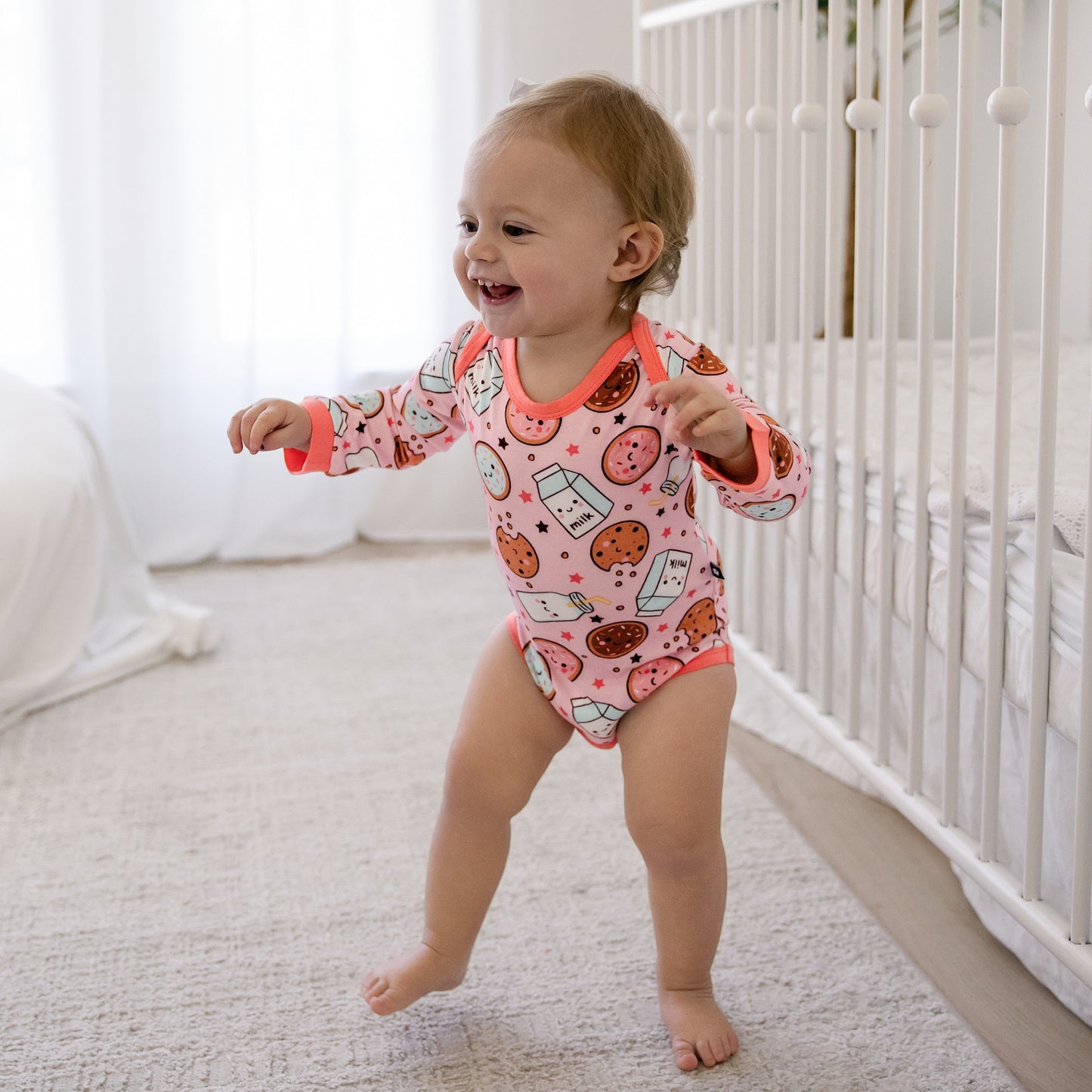 Long Sleeve Bodysuit in Tasty Twinkle