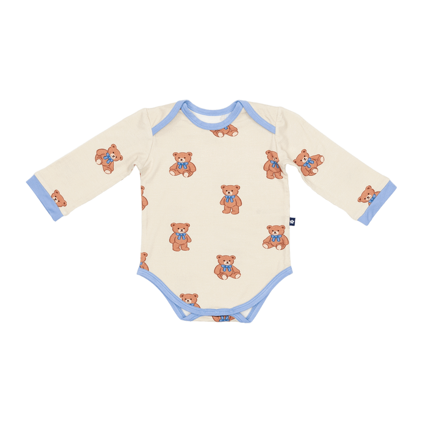 Long Sleeve Bodysuit in Teddy Bear