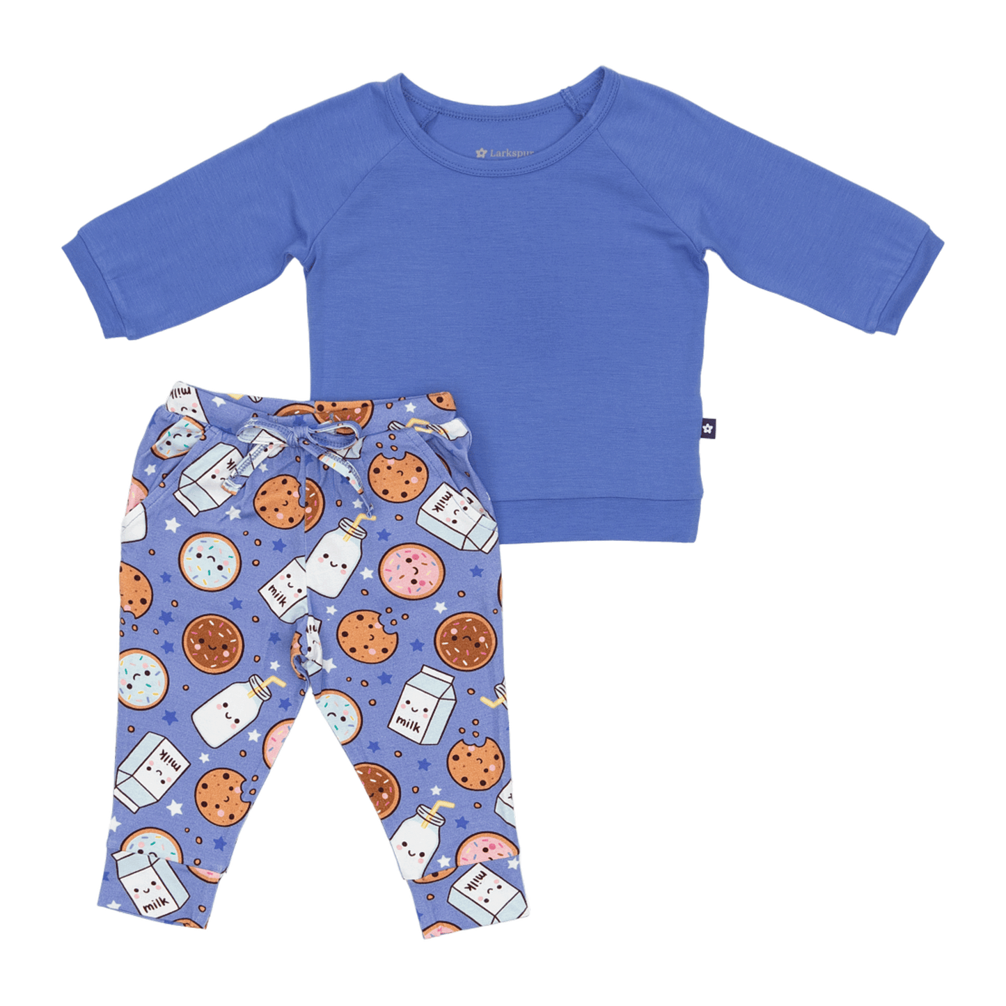 Long Sleeve Jogger Set in Cookie Comet