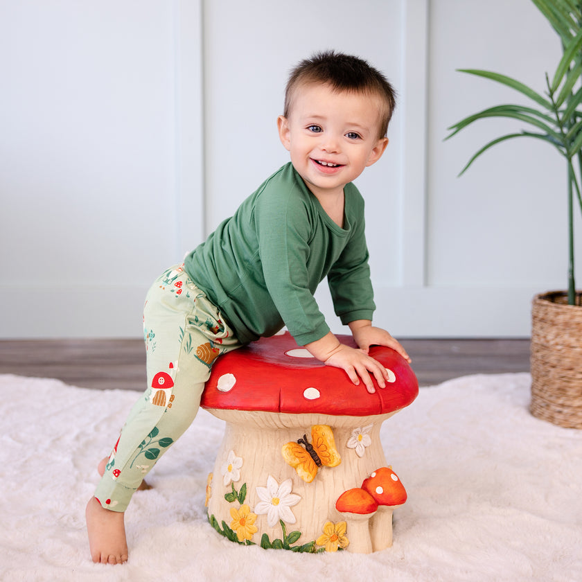 Long Sleeve Jogger Set in Gnomes