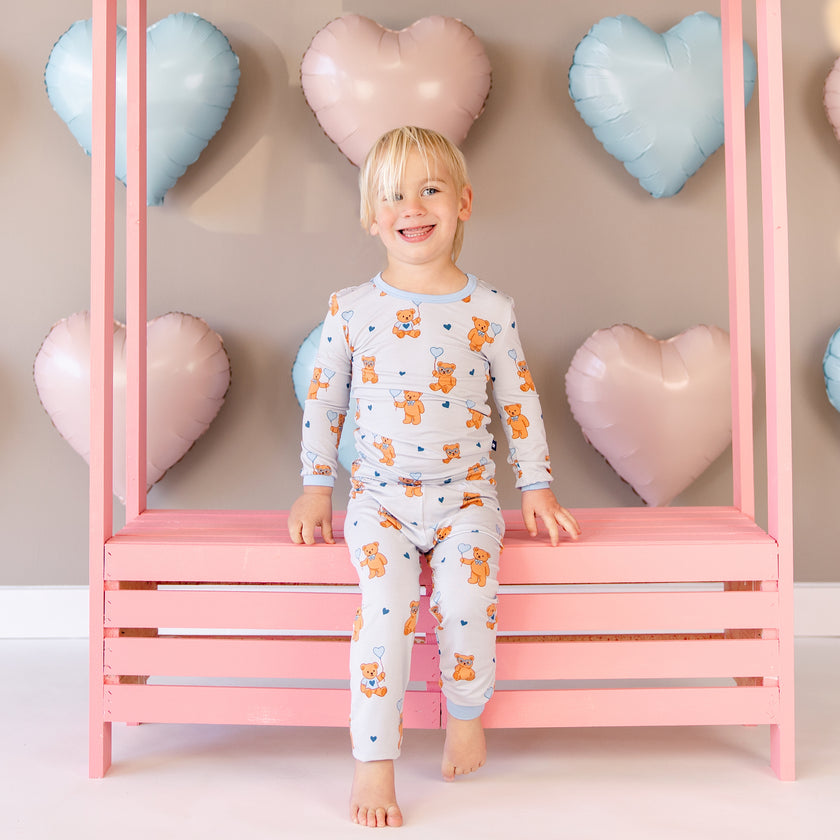 Long PJ Set in Bluebeary