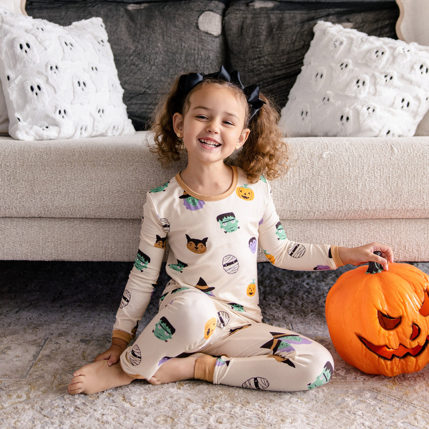 Long PJ Set in Boo Crew
