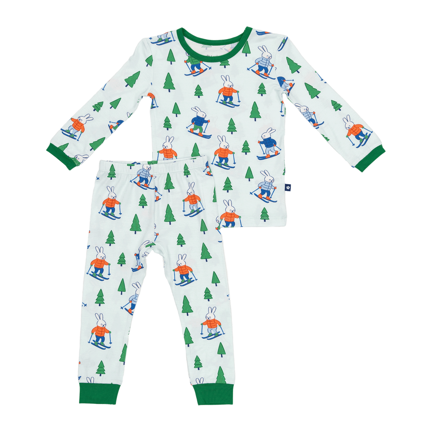 Long PJ Set in Bunny Slopes