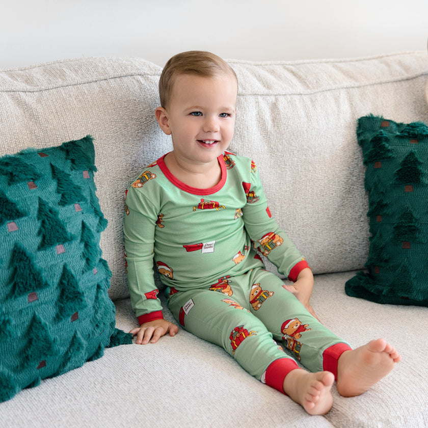 Long PJ Set in Dear Santa