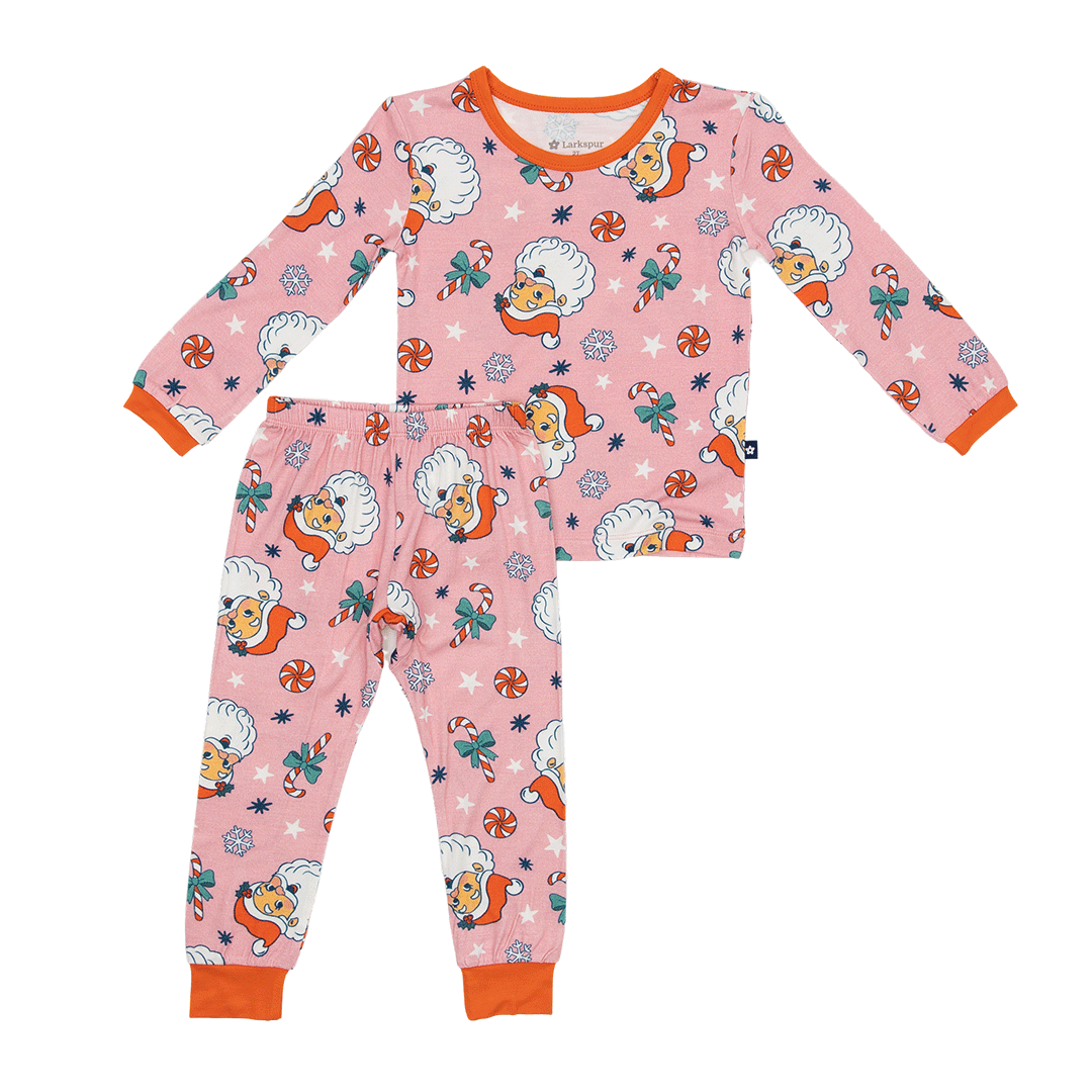 Long PJ Set in Santa Baby