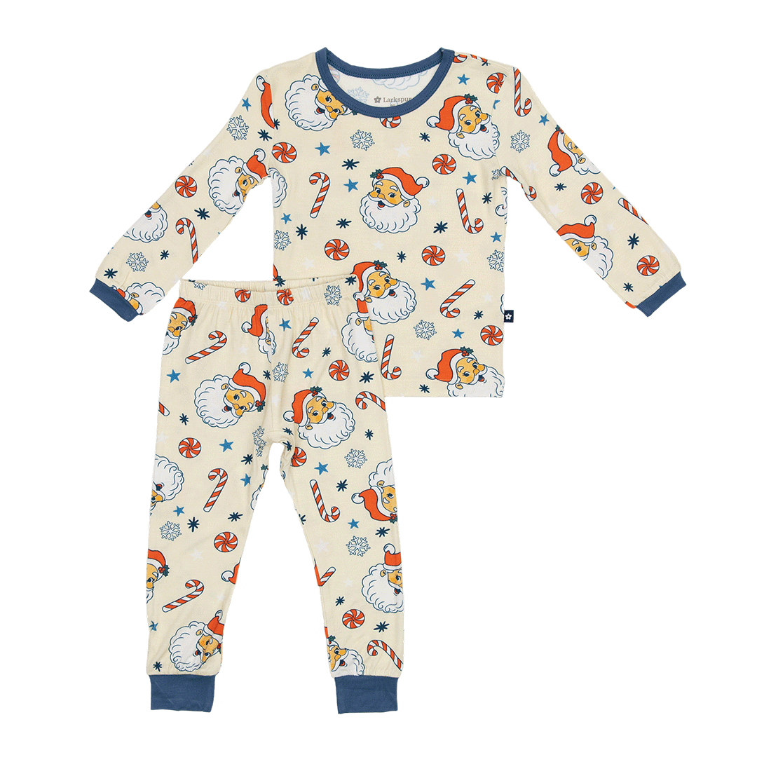 Long PJ Set in Santa's Sleigh
