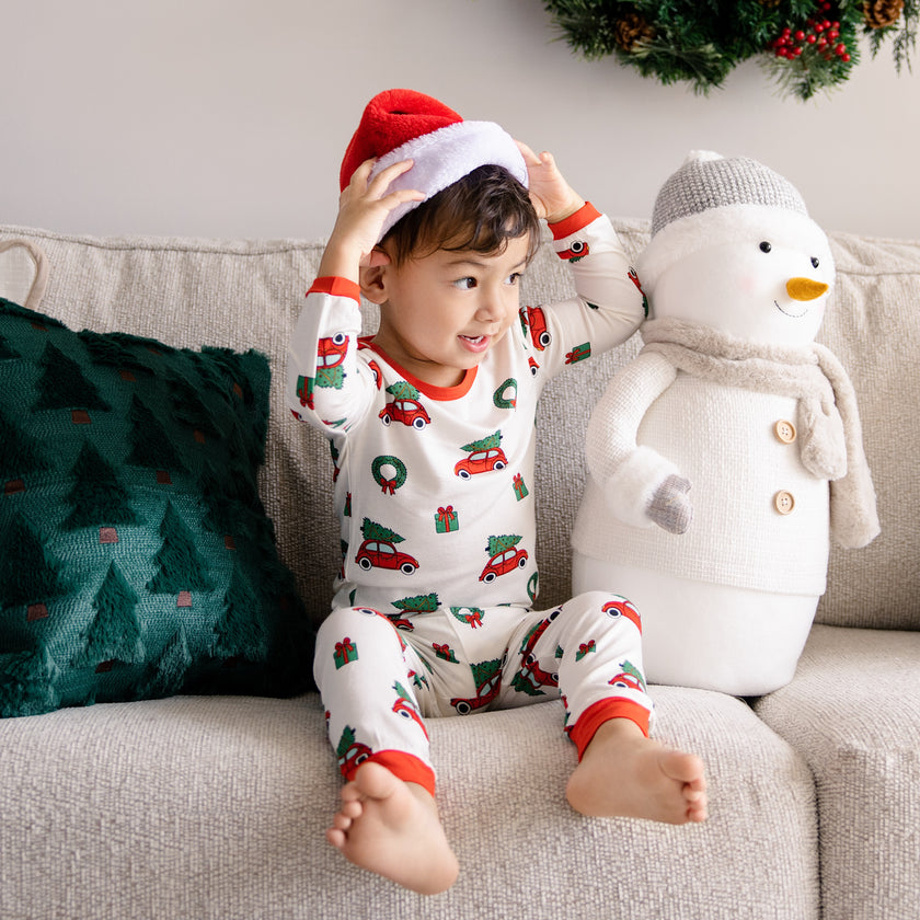 Long PJ Set in Jingle Cars
