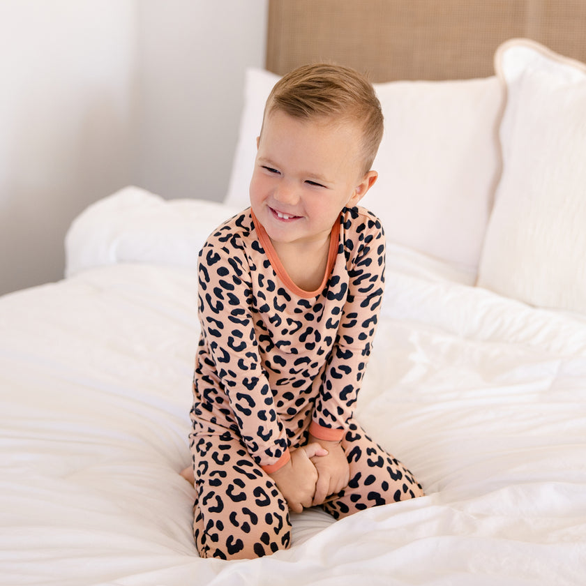 Long PJ Set in Leopard
