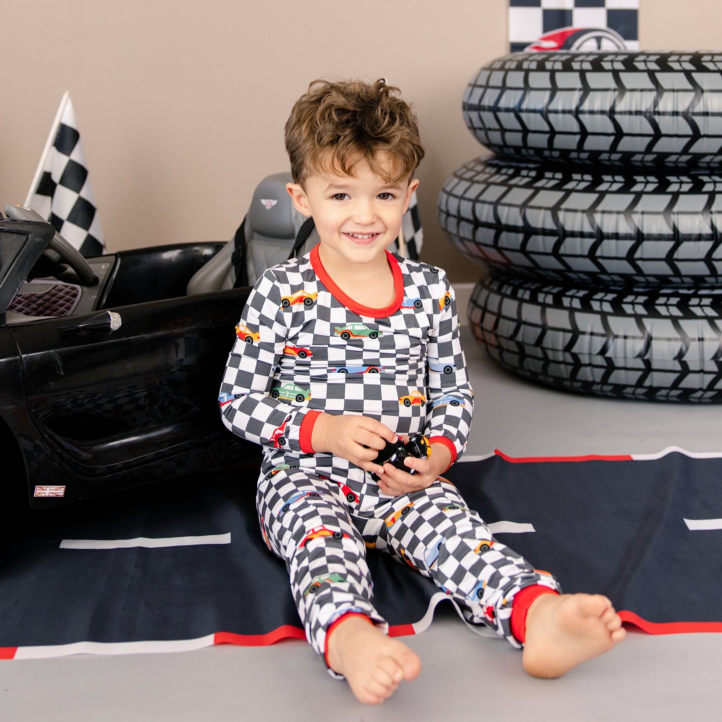 Long PJ Set in Race Day