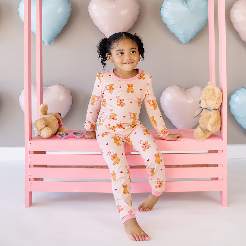 Long PJ Set in Strawbeary