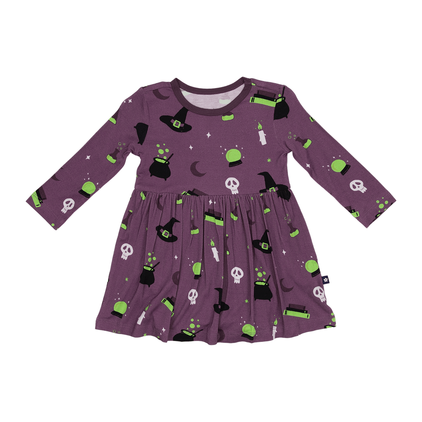 Long Sleeve Twirl Dress in Hocus Pocus