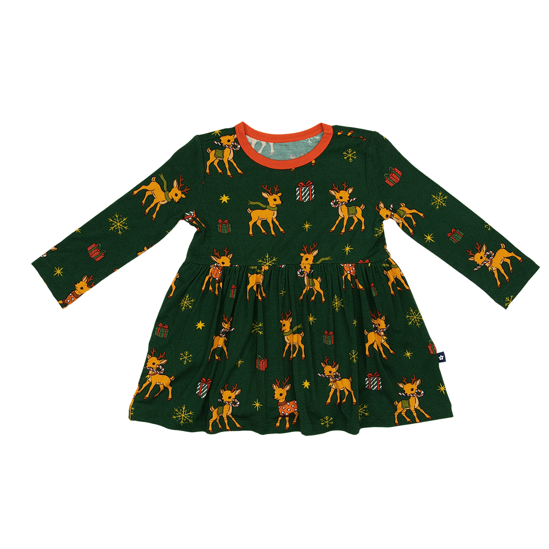 Long Sleeve Twirl Dress in Oh Dear!