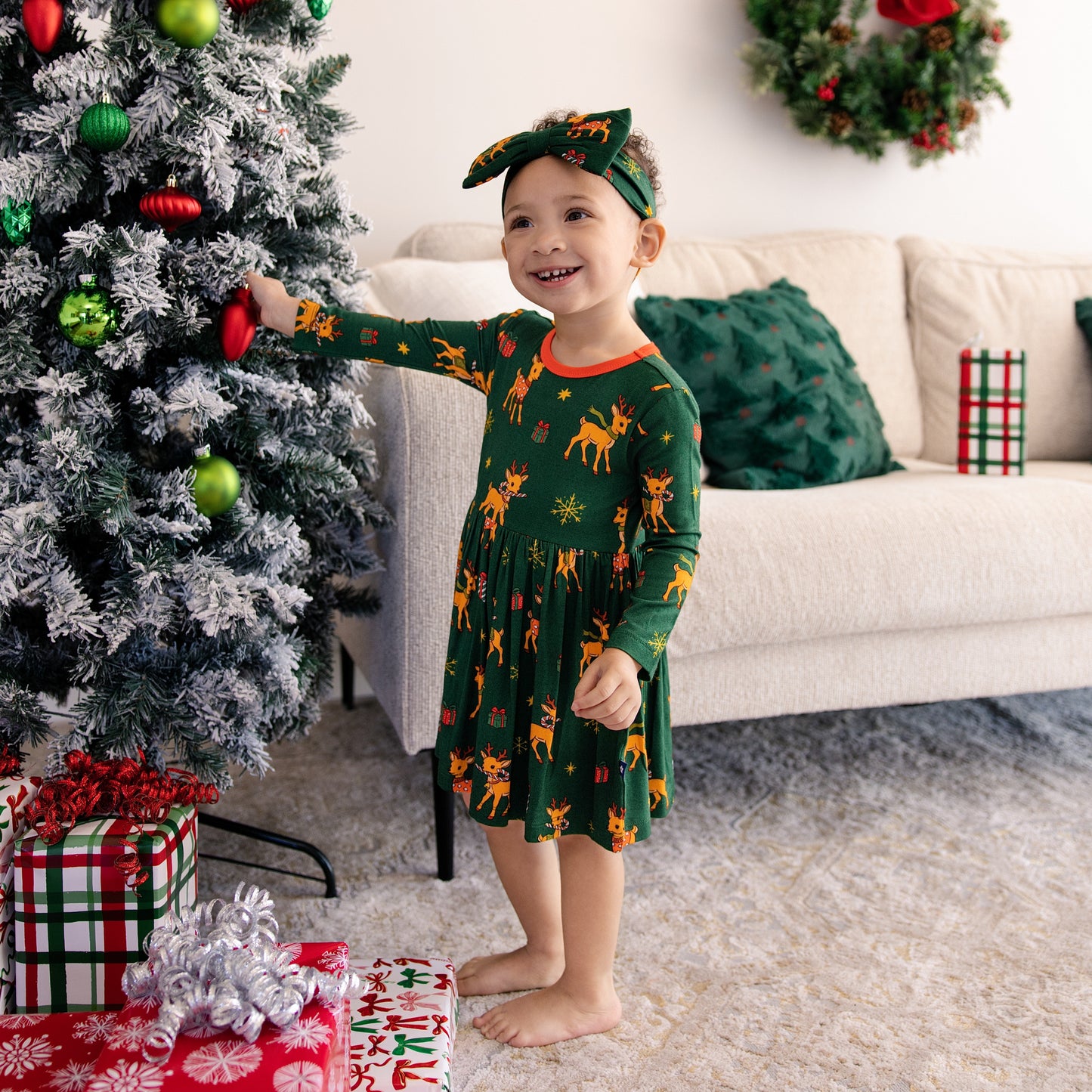 Long Sleeve Twirl Dress in Oh Dear!