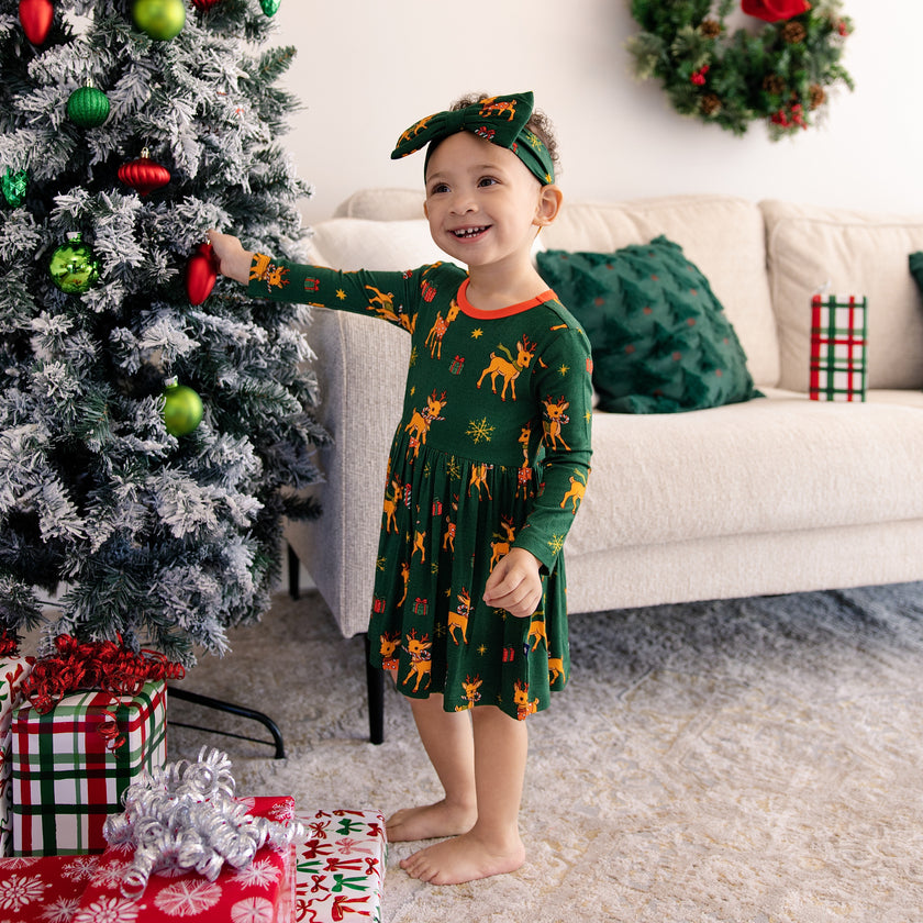 Long Sleeve Twirl Dress in Oh Dear!