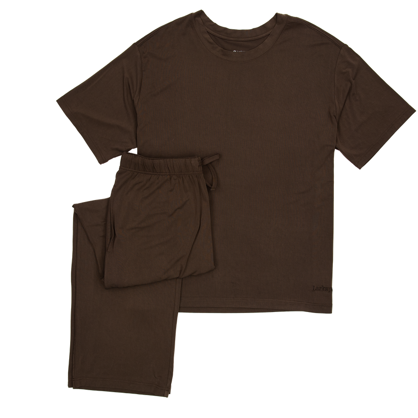 Men's Short Lounge Set in Espresso