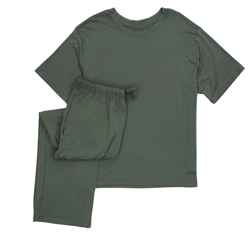 Men's Short Lounge Set in Thyme